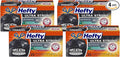 Hefty Ultra Strong Multipurpose Trash Bags Black Large Flexible with Drawstring White Pine Breeze Scent 30 Gallon 25 Count Per Pack (Pack of 4)