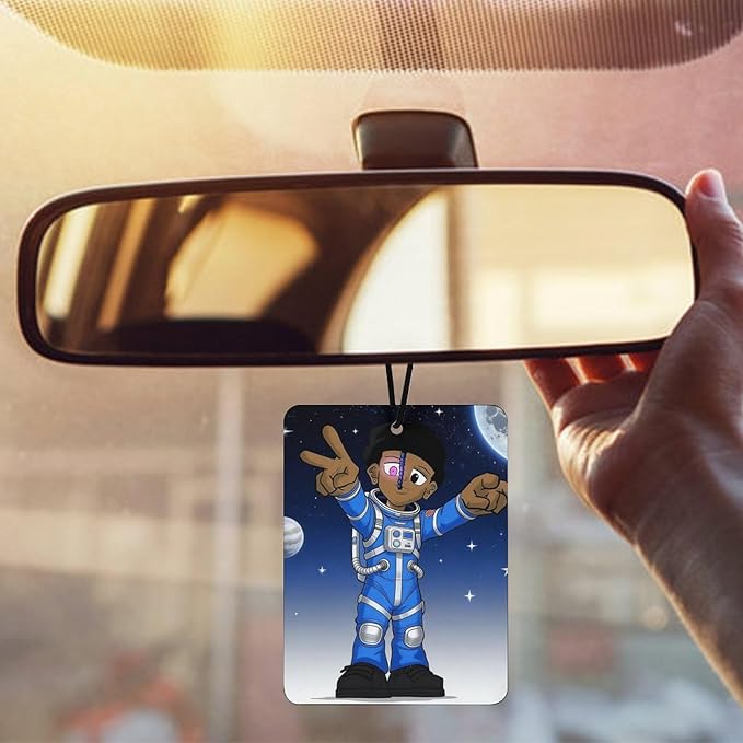 5PCS Car Air Freshener Hanging Personalized Double Sided Star Pointer Car Fresheners Long Lasting New Cars Scents Cute Automotive Freshies for Closets Drawers (tea)