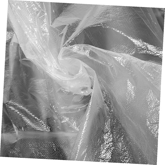 Thickened Flat Plastic Trash Bags 45x50cm 300pcs (10 Rolls X 30pcs) White Garbage Can Liners for Bathroom Kitchen Office Small Wastebasket Use