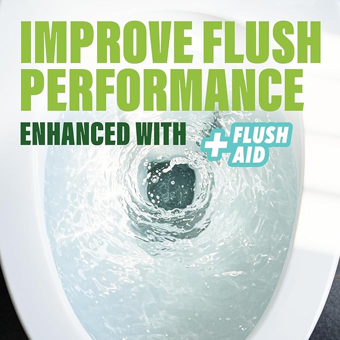 Green Gobbler Toilet Clog Defense - Coats Pipes to PREVENT Toilet Clogs and Improves Flush Performance - Safe for Septic - Great for Old Plumbing Low &amp Slow Flow Toilets 5 Treatments 60 oz
