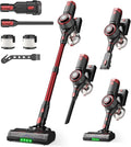 Cordless Vacuum Cleaner 650W 55KPa Powerful Stick Vacuum 70-Min Runtime Self-Standing Anti-Tangle Brush OLED Display Vacuum for Carpet Hardwood Floors &amp Pet Hair