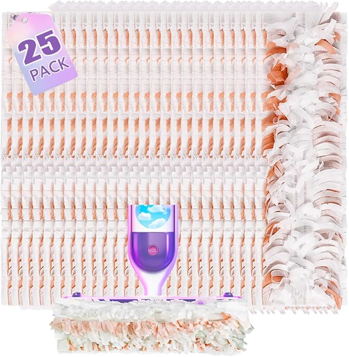 Replacement Pads for S.wiffer PowerMop Disposable Mop Pads Wood Mopping Pad Refills Spare Pack for Floor Cleaning 25 Count