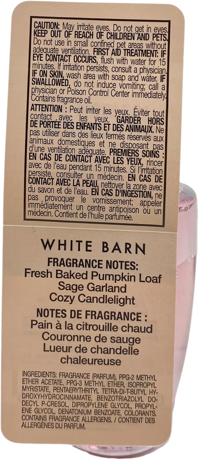 Bath &amp Body Works Hostess With The Mostest 4 Wallflowers Home Fragrance Refill Bulbs with Natural Oats Soap Sample