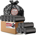 40-45 Gallon Lawn &amp Leaf Trash Bags 250 Count Bulk Black Garbage bags Multi-purpose Trash Can Bin Liners for Home Commercial Outdoor Construction Industrial