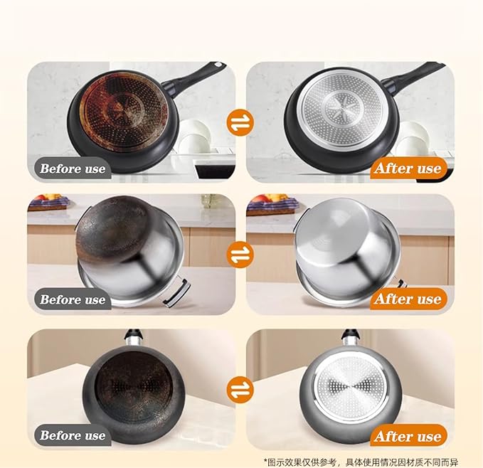 2026 New Black Cleaning Film For Pot Bottom Pot Bottom Cleaner Paste For Stubborn Black Grease Powerful Burnt Residue Remover Paste For Cookware Restores Shine (2)