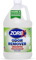 ZORBX Unscented Odor Eliminator Spray 128 Oz 1 Gallon - Used in Hospitals &amp Healthcare Facilities - Advanced Trusted Odor Remover Formula - All-Purpose Deodorizer for Dog Cat Home Carpet &amp