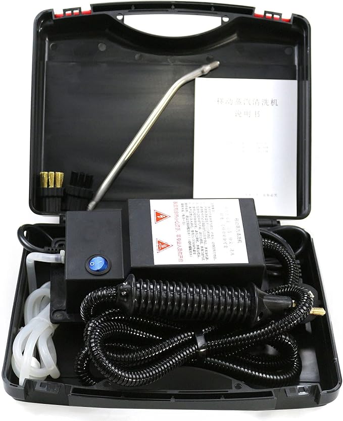 High Pressure Steam Cleaner 1700W Portable Cleaning Steamer with Carrying Case 110V Steam Cleaning Machine for Home Kitchen Shower Floor Auto Detailing