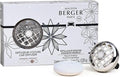 Maison Berger Car Diffuser Set Rosalie Exquisite Sparkle – Refillable Vent Clip with Ceramic Refill Passive Diffusion Festive Fresh Scent Made in France Luxury Auto Scent - 4-Week Diffusion