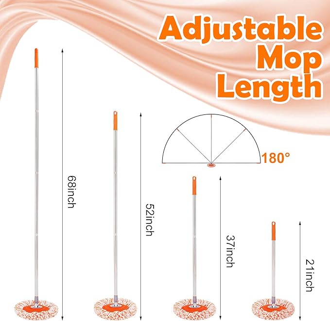 Wall Mop Primium 68” Wall Cleaner High-Quality Baseboard Cleaner Professional-Grade Baseboard Cleaner Tool with Handle Superior Quality Dust Mop Efficient Ceiling Fan Cleaner Duster