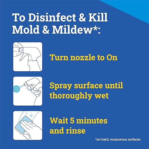 CloroxPro Tilex Disinfecting Instant Mold and Mildew Remover Refill 128 Ounces Each (Pack of 4) (35605) Package May Vary