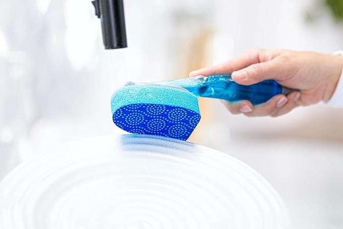 Scotch-Brite Scrub Dots Non-Scratch Dishwand Refills Dishwand Refills for Cleaning Kitchen Bathroom and Household Non-Scratch Refills Safe for Non-Stick Cookware 18 Dishwand Refills