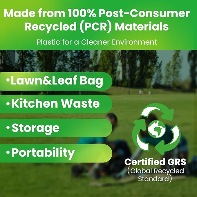 150 Count 55-60 Gallon Trash Bags Large Garbage Bags Sturdy &amp Tear-Resistant Commercial Can Liners 55 Gallon Large Black Trash Bags for Commercial Lawn and Leaf Bags (150 Count)