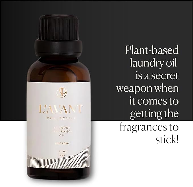 L’AVANT COLLECTIVE | Essential Oils for Laundry - Dryer Balls Scents – Scented Fragrance Essential Oil Drops | Fresh Linen Laundry Oil - Lavender Geranium Essential Oil Blend w/Ylang Ylang &amp Bambo