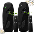 (2-pack) Automatic Air Freshener Spray Dispenser Wall Mounted or Freestanding Sprayer Holder Multiple Time Settings Commercial and Hotel Bathroom Office etc (Black BT)