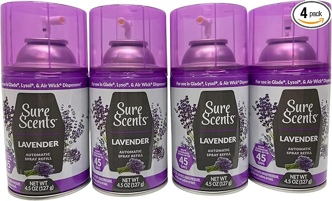 Generic Sure Scents Lavender - Air Freshner REFILL (4) &amp phyphys Tip Card