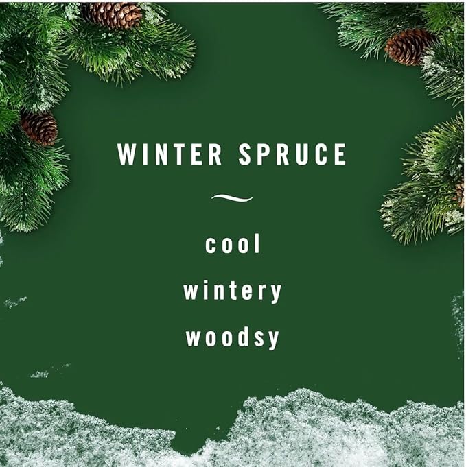 Winter Luxe Limited Edition Plug In for Odor-Fighting Fade Defy Plug Air Freshener (2) Count of 0.87 fl oz Refills (Winter Spruce)