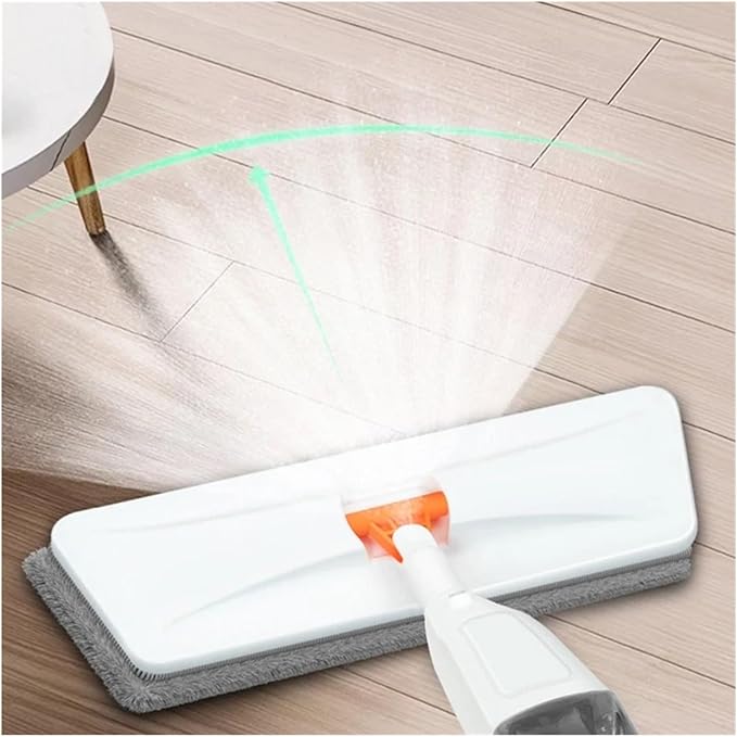 Spray Mop Home Household with Microfiber Pads Rotating(Mop+2 Cloth)