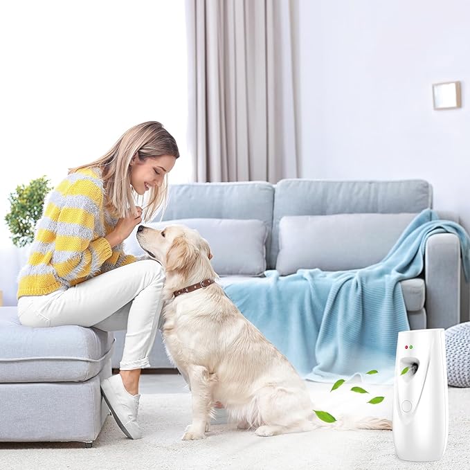Automatic Air Freshener Spray Dispenser Free Standing or Wall Mounted Automatic Aerosol Spray Dispenser for Home Indoor Bathrooms Offices Hotels and Commercial Places (W-03)