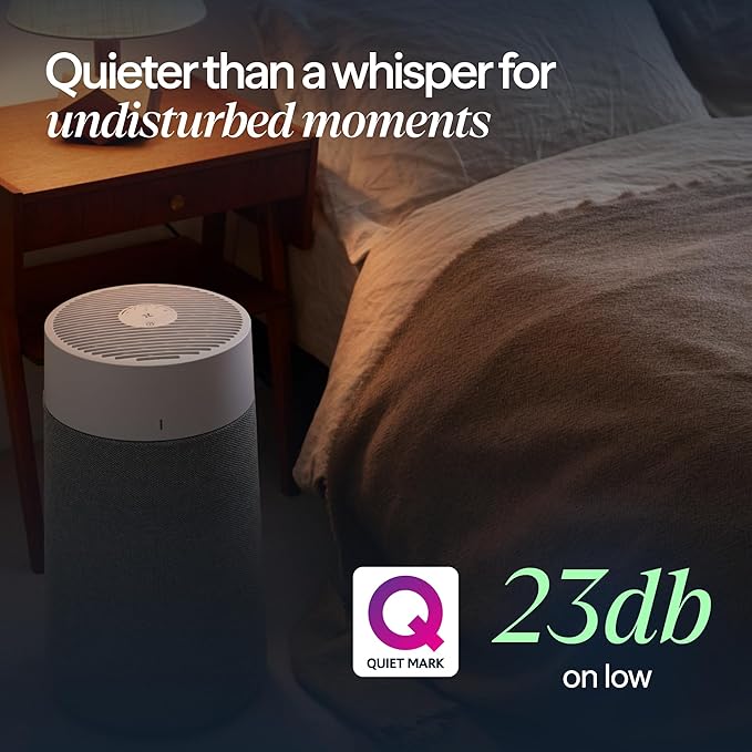 BLUEAIR Air Purifiers for Medium Rooms Bedroom Kitchen Cleans 1858 sqft in one hour HEPASilent Smart Air Cleaner for Home Pets Allergies Virus Dust Mold Smoke - Blue Pure 311i Max