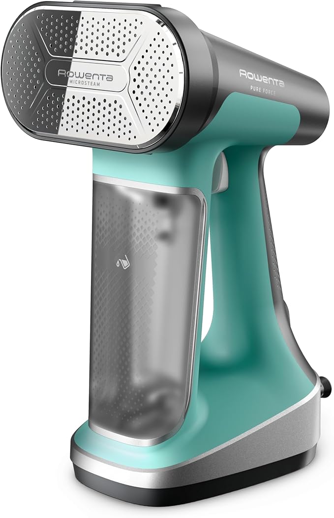 Rowenta Handheld Steamer for Clothes Pure Force 2in1 Steamer &amp Iron 1875W Vertical/Horizonal Steaming &amp Ironing Lightweight Auto-off XL power 1875 Watts DR8822