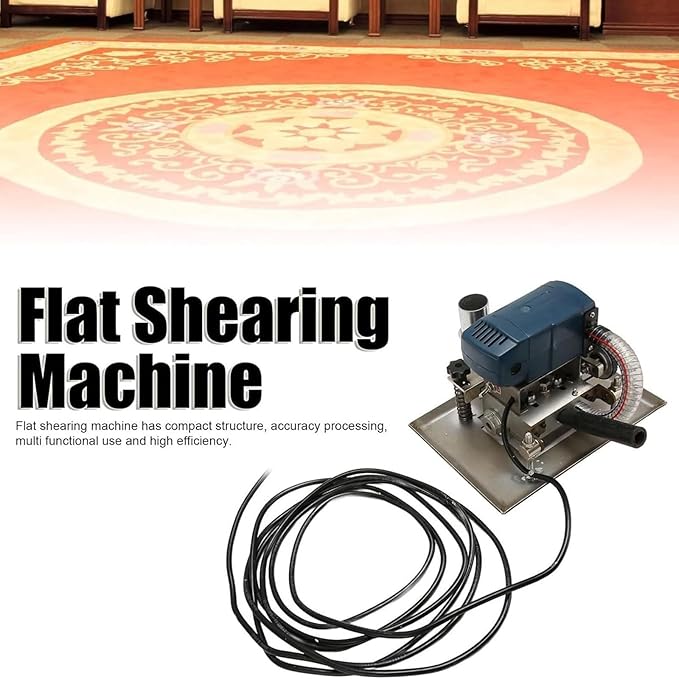 Carpet Trimmer500W Handmade Rug Clean Shearing MachineFlat Rug Shearing Machine Flexible Movement Portable for Household
