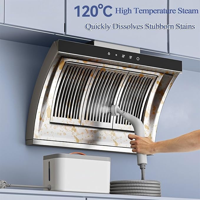 Portable Handheld Steam Cleaner 650ml Large Capacity Fast Heating Cleaning Machine for Home Car Kitchen Grout Tile