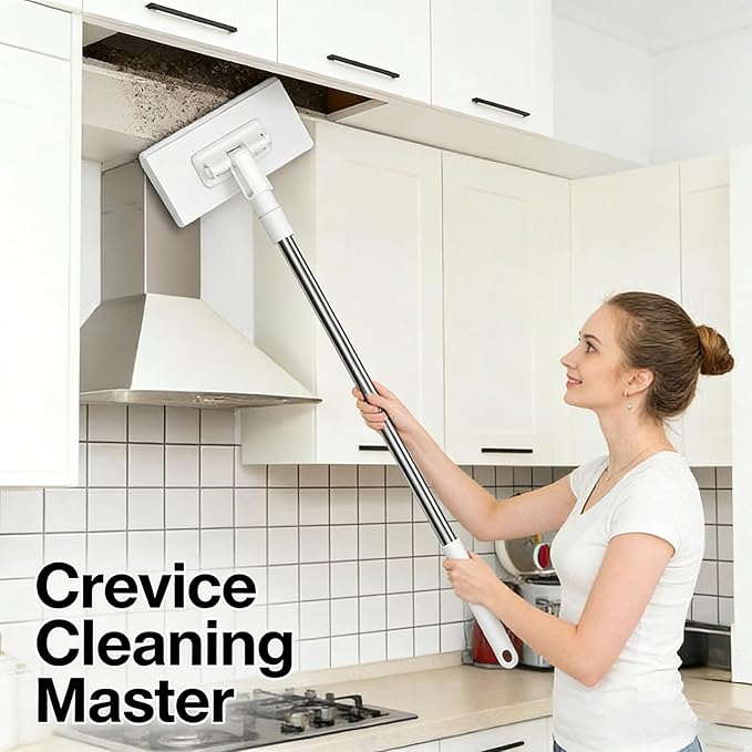 Convenient Cloth Changing Mini Mop Cloth Changing Mini Mop Mopa Desechable para El Polvo Con 4 Paños Reutilizables 39in Long Handle Retractable Gap Dust Cleaner with Locking Head