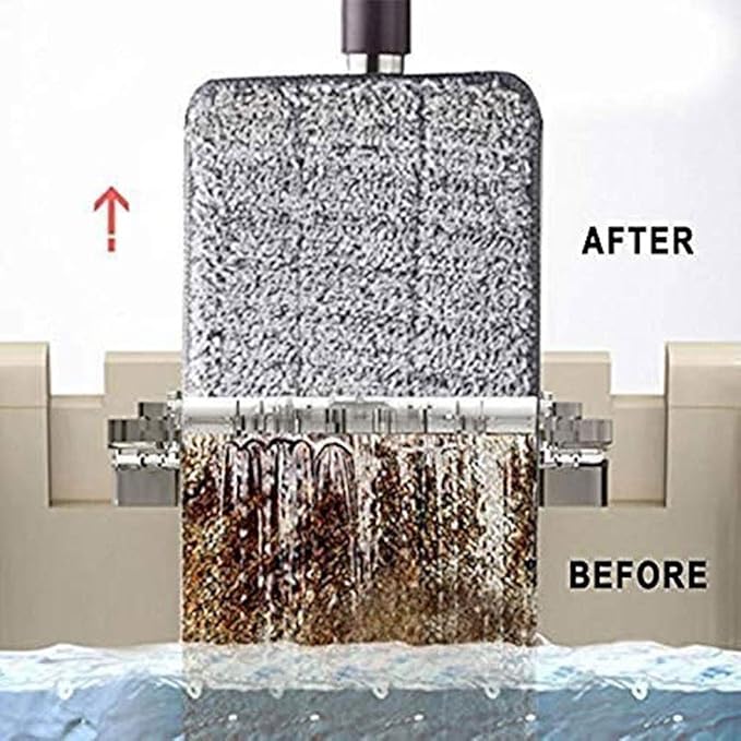 MopHand Free Wringing Floor Cleaning Mop Microfiber Mop Pads Floor Cleaning Mop Microfiber