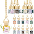 20 Pcs Employee Appreciation Gifts Bulk Empty Glass Car Air Freshener Hanging Diffuser Thank You Gifts for Employee Nurse Staff Dietician Social Worker Volunteer