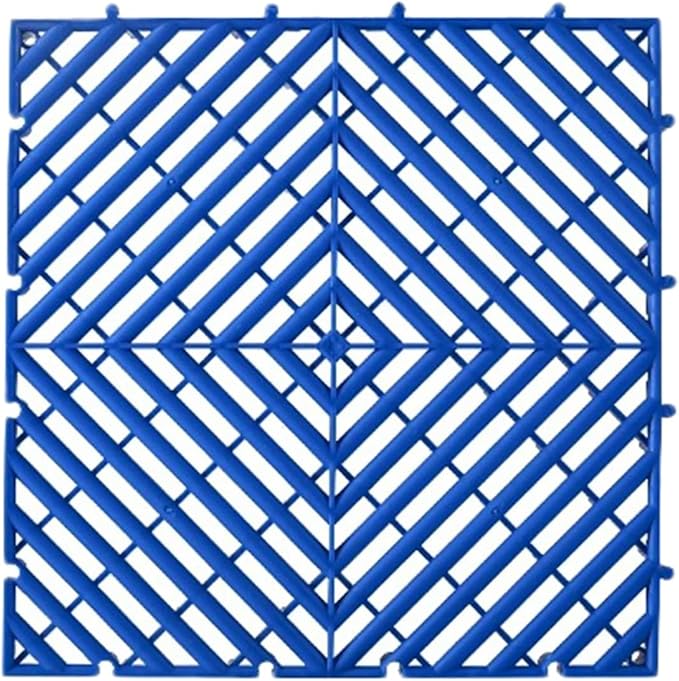 Trench Drainage GrateDrain Covers OutdoorModular Interlocking Mats Multicolor 40x40x3cm 4-20 Pcs Pack 4 Ton Capacity(Blue20 pieces)