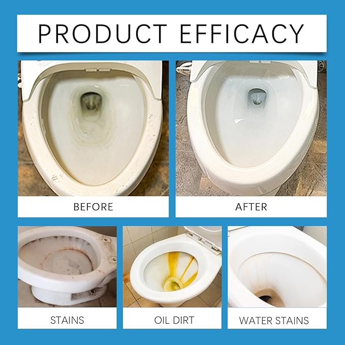 Toilet Cleaning Foam Powder Simple Operation Reduces Odor Deep Clean(1pcs)