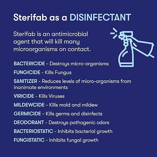 Steri-fab Bed Bug Insecticide 4 Gals Dust Mite Bed Bugs Killer Mattress Spray