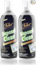 Fuller Brush Garbage Disposal Cleaner– 12 oz Bottle – Foaming Citrus Degreaser for Kitchen Sink Odor Removal and Drain Cleaning – Citrus Scent (Pack of 2)