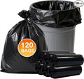 55-60 Gallon Trash Bags 120 Count 21 Micron HDPE Durable &amp Tear-Resistant Trash Can Liners Suitable for 55-60 Gallon Trash Can Garbage Bags for Packing Leaves Kitchen Waste &amp Household Wa