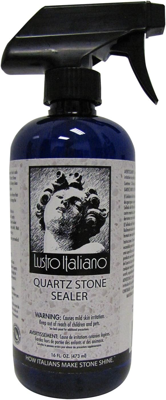 Lustro Italiano Quartz Stone Sealer 16 oz. Blue
