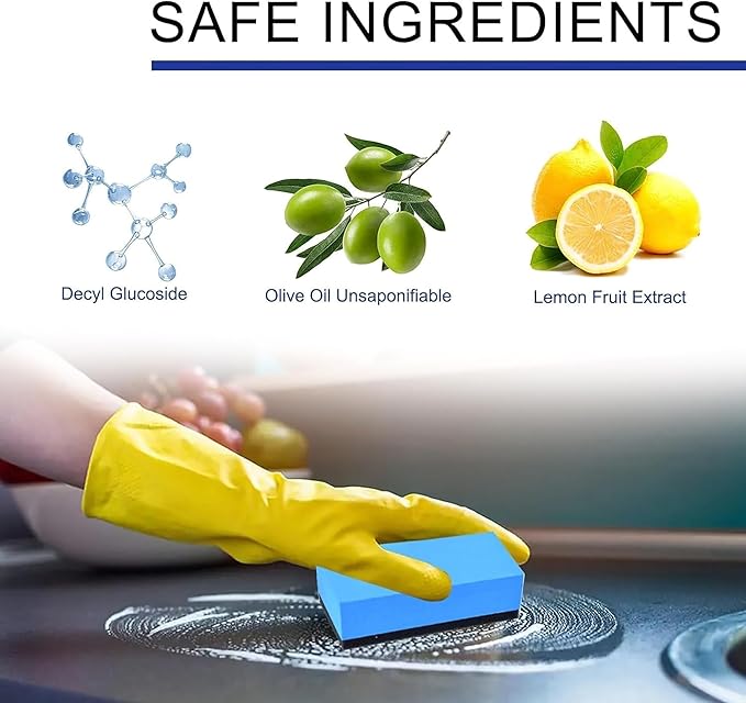 All Purpose Kitchen Cleaning Powder M.O.F-Chef Kitchen Protective Cleaner Heavy Duty Degreasing Bubble Powder Foam Cleaner Rust Remover(1PCS)