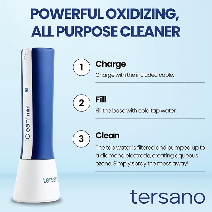 iClean Mini | Multipurpose Cleaner Award Winning All-Purpose Cleaner | Multi Surface Cleaning Supplies for Home Fabrics Glass Appliances | Turns Water Into a Cleaner!