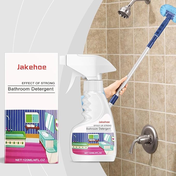 Bathroom Detergent Spray 4 FL OZ Glass and Tile CleanerBathroom Cleaning Water Stain Cleaning