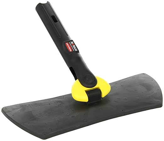 Rubbermaid Commercial Products Quick-Connect Flexible Microfiber Mop Frame 11-Inch Black Wet/Drop Mop Frame for Floor Cleaning on Title/Hardwood/Laminate Floors