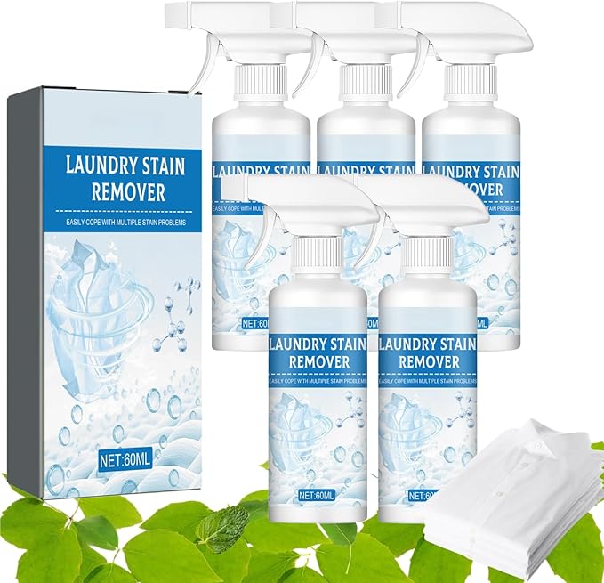 Non-Ionic Clothing Emulsifier Stain Remover Powerful Laundry Pre-Treatment Spray Stain Remover For Clothes Laundry (5pcs)