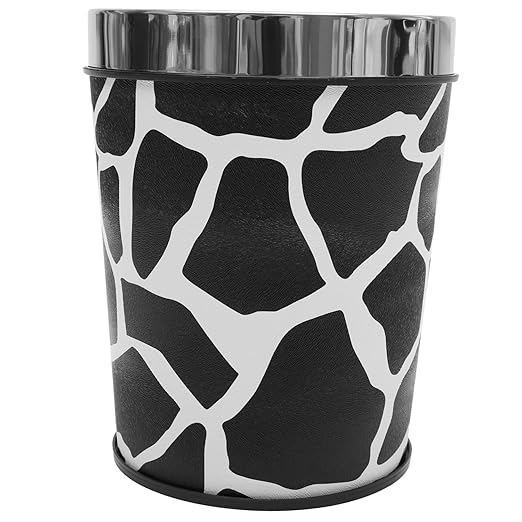 Large Capacity Retro Trash Bin Open Top Bedroom Wastebasket for Office Kitchen Living and Material Compact Design for Household Garbage and Disposal