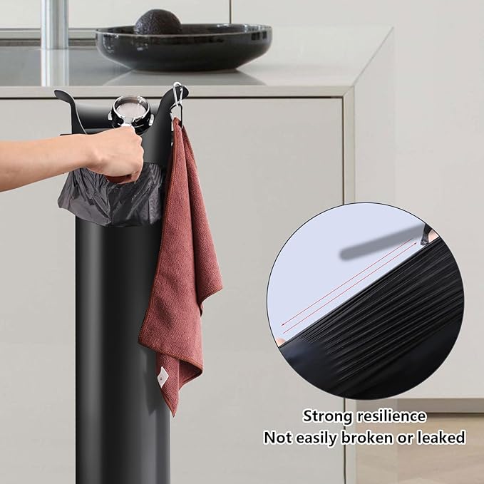 Coffee Knock Box Trash Bags for Commercial Floor Standing Thick Trash Bags for Coffee ShopBarHomeOfficeKitchen50pcs/2 Roll