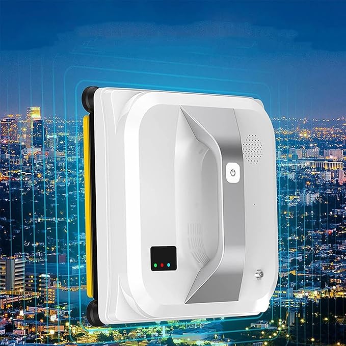 Window Cleaning Robot 3000Pa Great Vacuum Suction Smart Window Cleaning Robot for Glass Mirrors &amp Tile - Commercial/Household Automatic Robot High-Rise Glass Cleaner