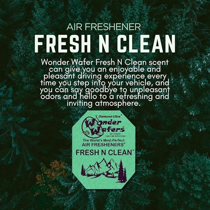 Wonder Wafers 75 count Air Fresheners Individually Wrapped Fresh N Clean Fragrance