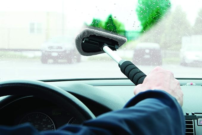 Performance Tool W1462 2-in-1 Window Cleaner/Scraper - Perfect Tool for Cleaning and Scraping Windows Mirrors and Glass Surfaces with Ease
