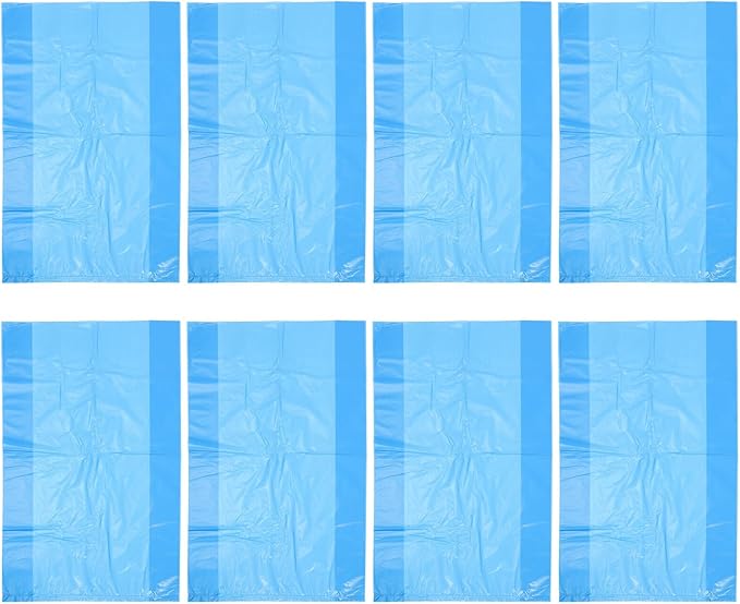 Tear-resistant Garbage Bags 50pcs Large 80x100cm Thickened Plastic Trash Bags for Kitchen Office Hotel School Wastebasket Liners Blue