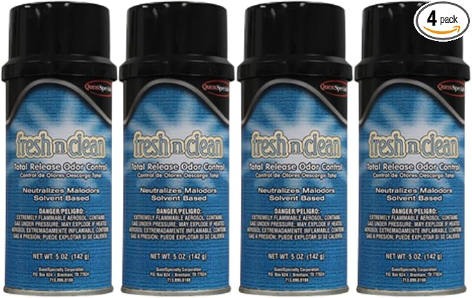 Quest 3450 FRESH N CLEAN Total Release Odor Eliminator (4 Pack)