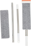BESTYASH 36cm Self-Washing Flat Mop Set with 3 Microfiber Pads Dual Use Wet/Dry Cleaning Mop for Household Floors Easy Squeeze Design for Quick Drying and Convenience