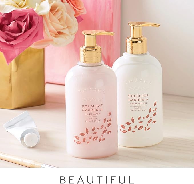 Thymes Home Fragrance Mist – Room Air Fresheners for Home Long Lasting – Air Freshener Spray – Premium Home Fragrance – Floral Notes of Gardenia Lush Rose &amp Fresh Jasmine (Goldleaf Gardenia 3 o