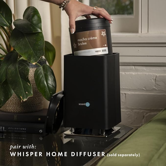 ScentAir Whisper Home Monthly Plug-in Refill Fragrance Cartridge for Home and Office Amazon Exclusive Mocha Creme Brulee